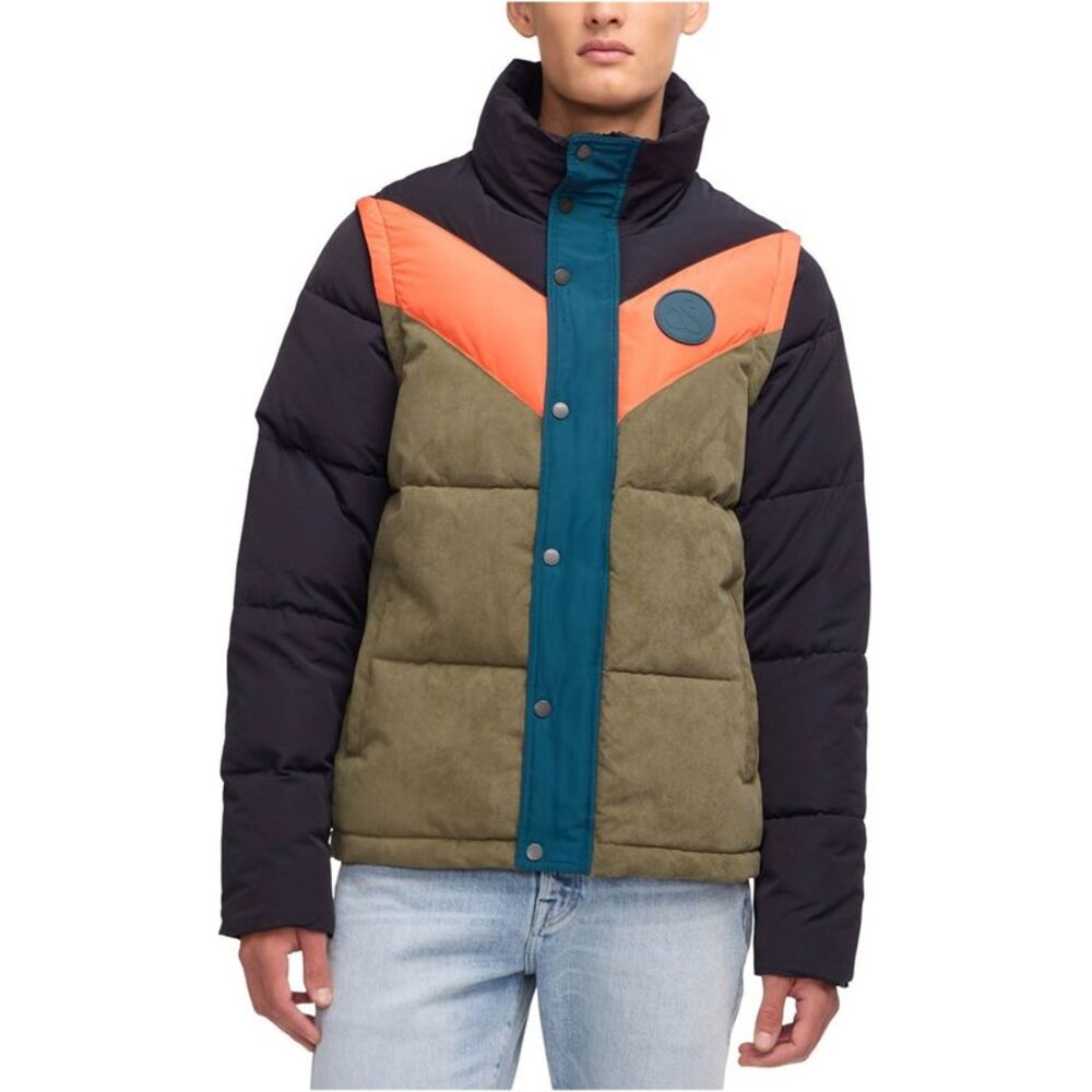 Scotch & Soda Mens Nelleke Colorblock Puffer Jacket, NWT - Picture 2 of 5